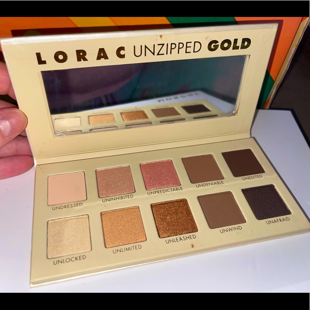 Lorac Unzipped Gold Palette